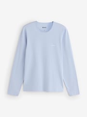 BOSS Blue Classic Long Sleeve T-Shirts 3 Pack - Image 8 of 9