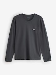 BOSS Blue Classic Long Sleeve T-Shirts 3 Pack - Image 9 of 9