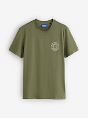 Zaļš - HUGO Nemodo Regular-Fit Graphic T-krekls - Attēls 1 no 1