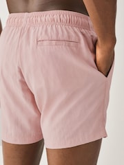 Różowy - HUGO Paolo Logo Swim Shorts - Obraz 4 z 5