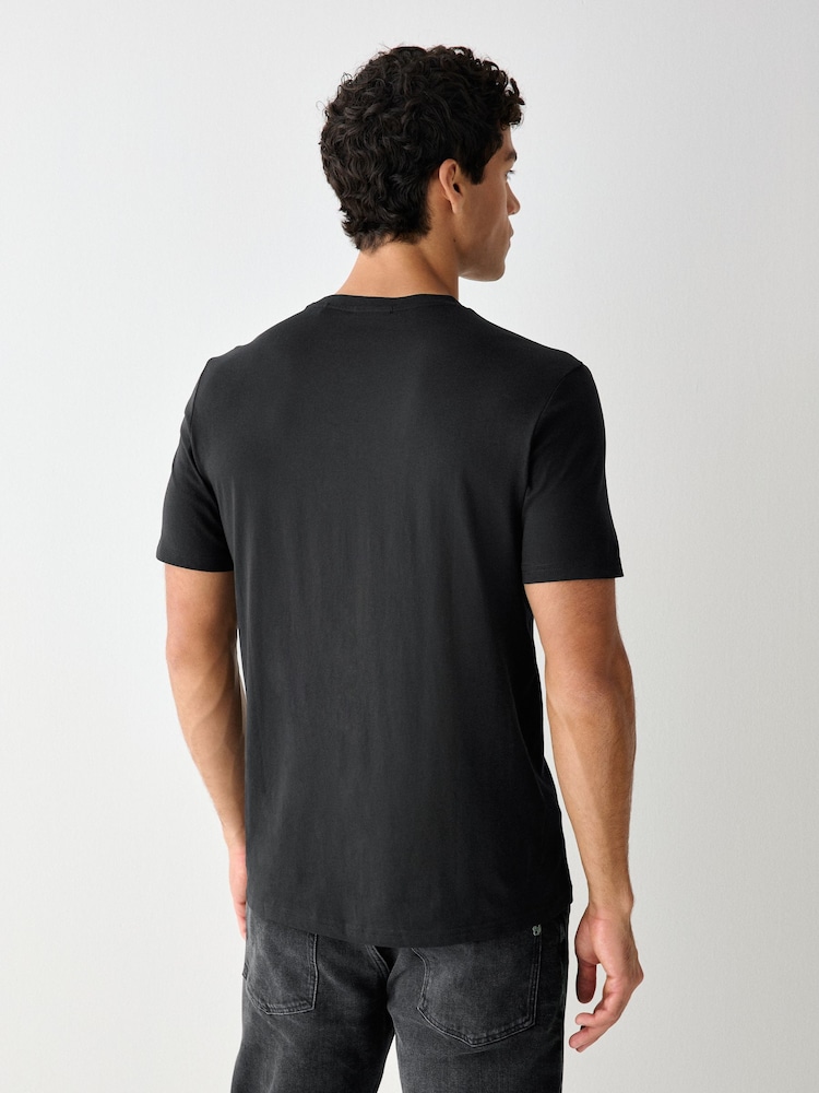 HUGO Black Nemodo Regular-Fit Graphic T-Shirt - Image 2 of 4 HUGO Black Nemodo Regular-Fit Graphic T-Shirt - Image 2 of 4