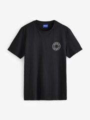 HUGO Black Nemodo Regular-Fit Graphic T-Shirt - Image 4 of 4