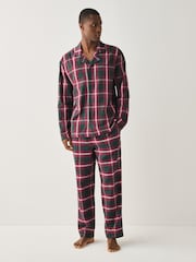 BOSS Logo Tartan Pyjamas Gift Set - Billede 1 af 8