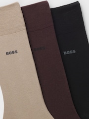 Ruda - BOSS logotipo kojinių 3 pakuotė - 3 paveikslėlis iš 3