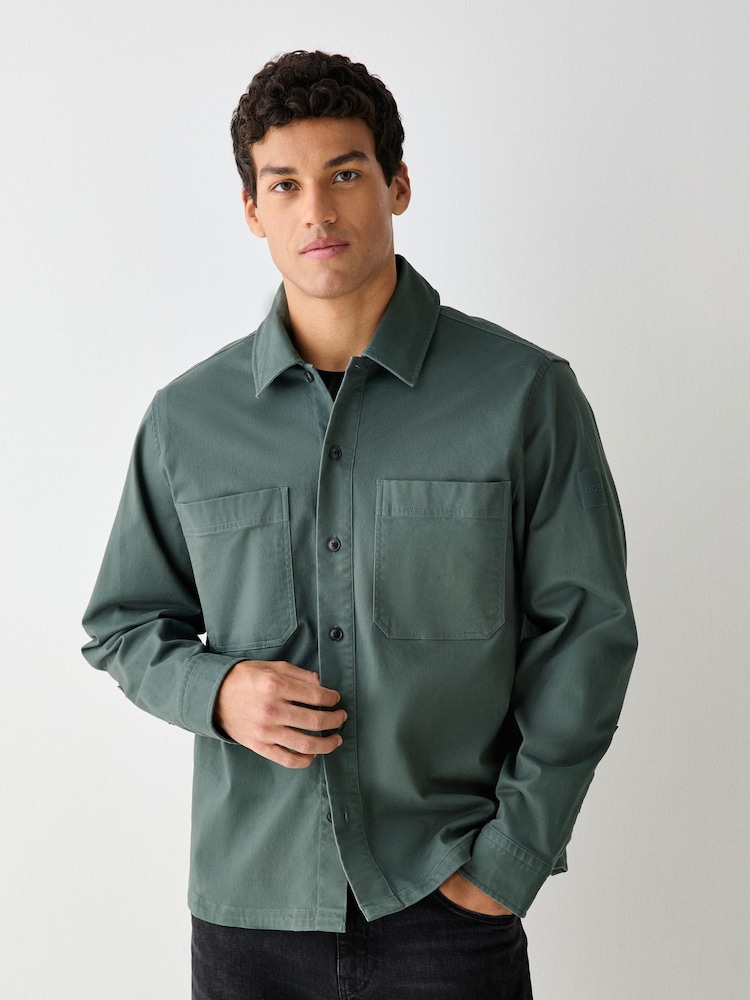 BOSS Green Locky Relaxed Fit Overshirt - Image 1 of 4 BOSS Green Locky Relaxed Fit Overshirt - Image 1 of 4