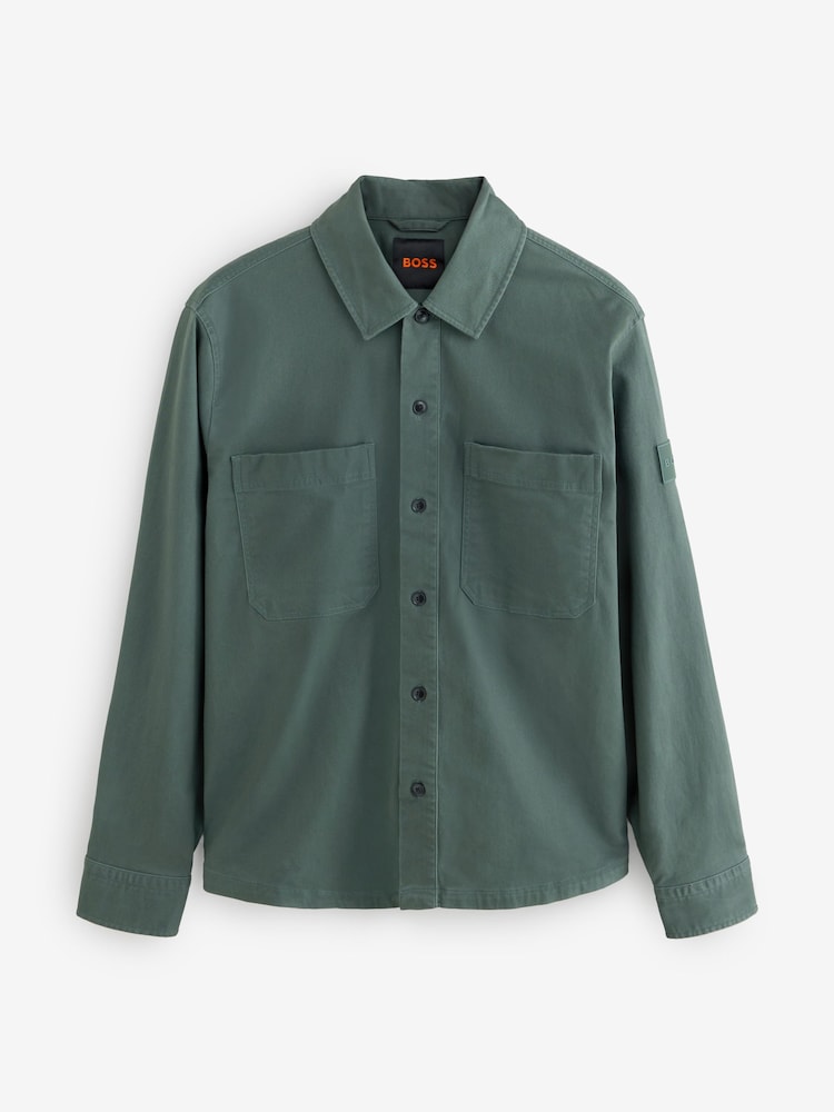 BOSS Green Locky Relaxed Fit Overshirt - Image 4 of 4 BOSS Green Locky Relaxed Fit Overshirt - Image 4 of 4