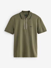 BOSS Green Philix Quarter Zip Polo Shirt - Image 4 of 4