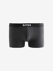 Чорний/білий/сірий - BOSS One Logo Hipster Boxers 3 Pack - Image 3 of 4