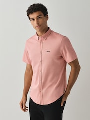 BOSS Motion Regular-Fit Short Sleeve Stretch Shirt - Kuva 1 / 4