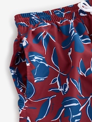 BOSS Red Piranha Printed Swim Shorts - Image 8 of 8