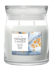 Yankee Candle Silver Birch Signature Medium Jar 1 Wick Candle - Image 1 of 1