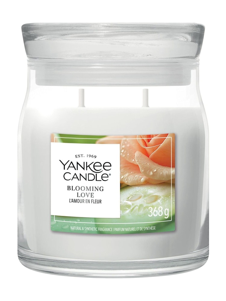 Yankee Candle Blooming Love Signature Medium Jar Boxed Candle - Image 1 of 1 Yankee Candle Blooming Love Signature Medium Jar Boxed Candle - Image 1 of 1