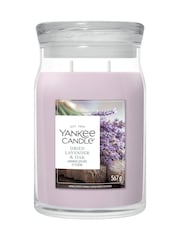 Yankee Candle Dried Lavender  Oak Signature Medium Jar Boxed Candle - Image 3 of 3