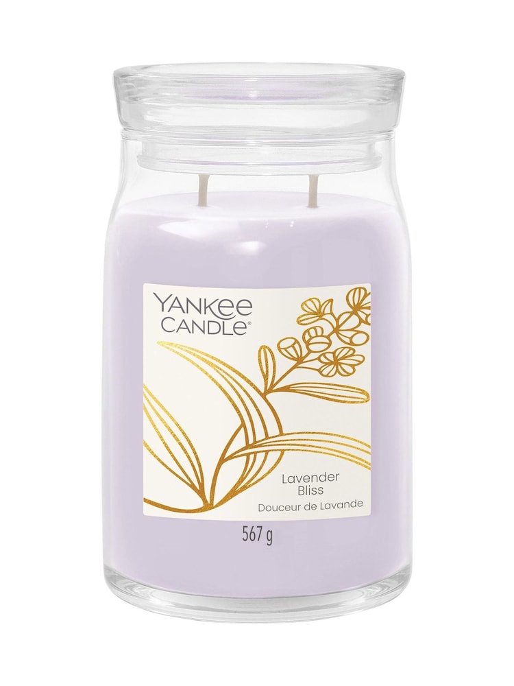 Yankee Candle Lavender Bliss Signature Large Jar Boxed Candle - Image 2 of 2 Yankee Candle Lavender Bliss Signature Large Jar Boxed Candle - Image 2 of 2