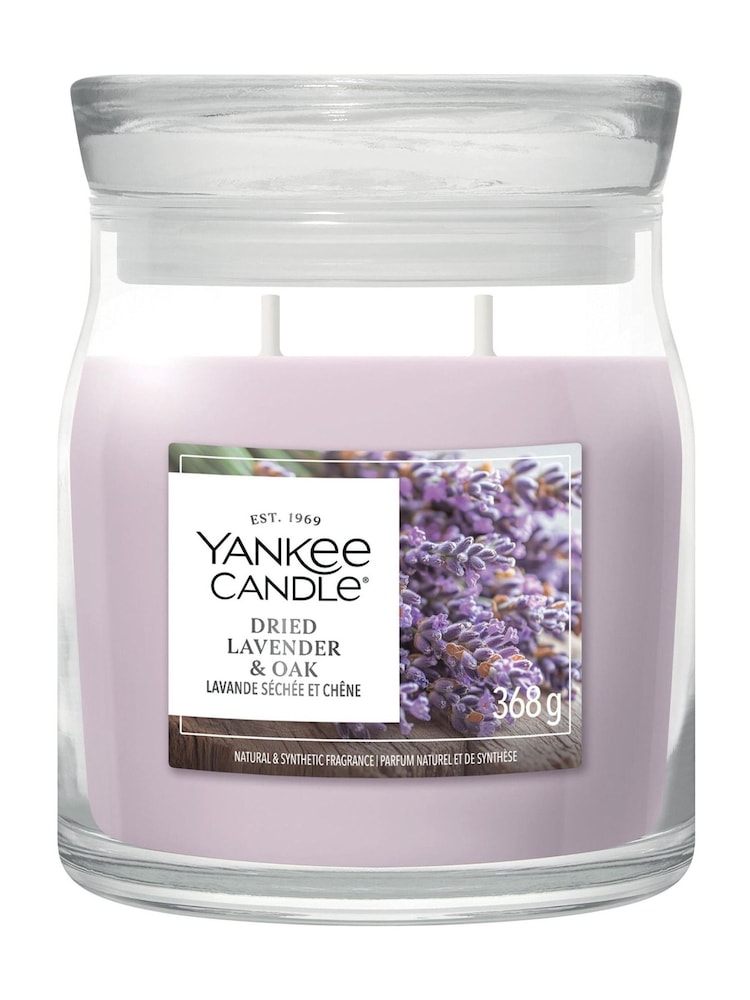 Yankee Candle Dried Lavender  Oak Signature Medium Jar Boxed Candle - Image 1 of 1