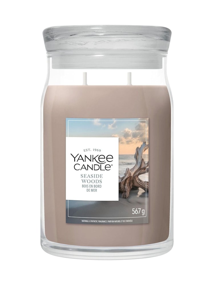 Yankee Candle Seaside Woods Signature Medium Jar Boxed Candle - Image 1 of 1 Yankee Candle Seaside Woods Signature Medium Jar Boxed Candle - Image 1 of 1