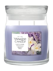 Yankee Candle Lavender Vanilla Signature Medium Jar Boxed Candle - Image 2 of 3