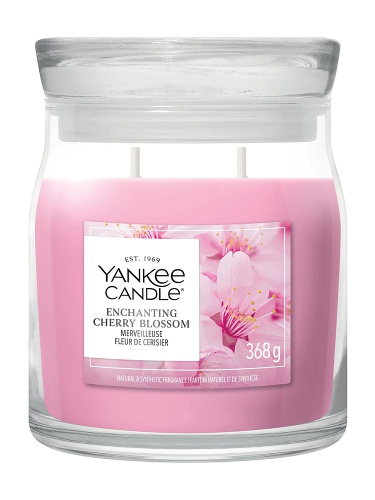 Yankee Candle Enchanting Cherry Blossom Signature Medium Jar Boxed Candle - Image 1 of 1 Yankee Candle Enchanting Cherry Blossom Signature Medium Jar Boxed Candle - Image 1 of 1