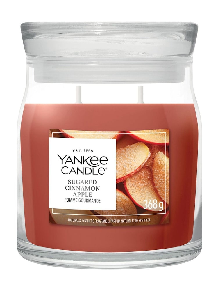 Yankee Candle Sugared Cinnamon Apple Signature Medium Jar Boxed Candle - Image 3 of 3 Yankee Candle Sugared Cinnamon Apple Signature Medium Jar Boxed Candle - Image 3 of 3