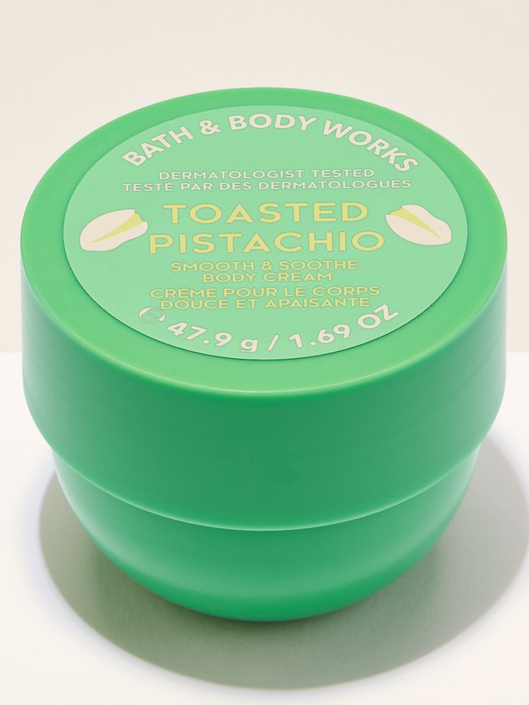 Bath & Body Works Toasted Pistachio Travel Size Smooth & Soothe Body Cream 75ml - Image 1 of 4