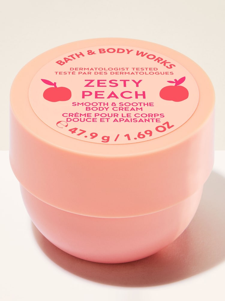 Bath & Body Works Zesty Peach Travel Size Smooth & Soothe Body Cream 75ml - Image 1 of 4