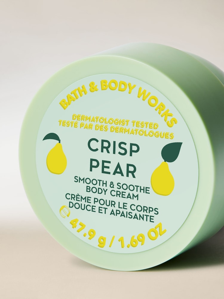 Bath & Body Works Crisp Pear Travel Size Smooth & Soothe Body Cream 75ml - Image 2 of 4 Bath & Body Works Crisp Pear Travel Size Smooth & Soothe Body Cream 75ml - Image 2 of 4
