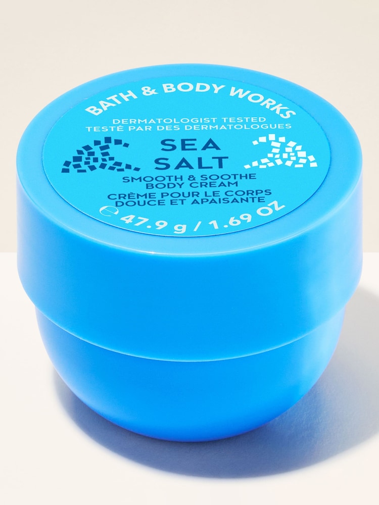 Bath & Body Works Sea Salt Travel Size Smooth & Soothe Body Cream 75ml - Image 1 of 3