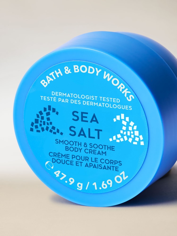 Bath & Body Works Sea Salt Travel Size Smooth & Soothe Body Cream 75ml - Image 2 of 3