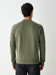 Žalia - BOSS Regular Fit Salbo Logo sportinė palaidinė - 2 paveikslėlis iš 4