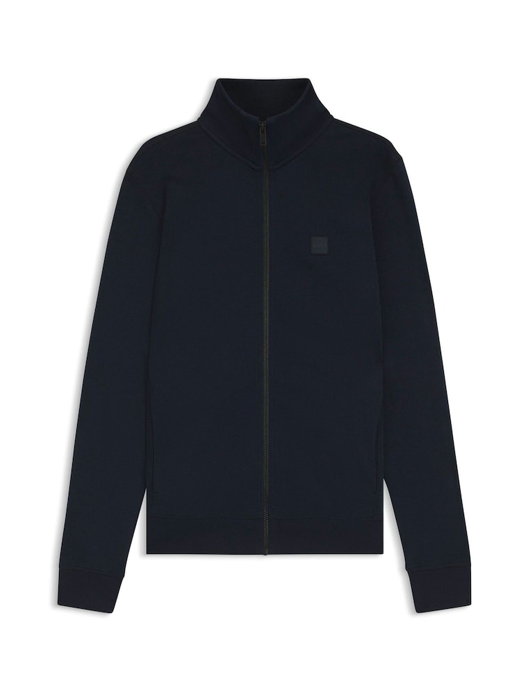 BOSS Blue Relaxed Fit Box Logo Sweatshirt - Image 1 of 1 BOSS Blue Relaxed Fit Box Logo Sweatshirt - Image 1 of 1