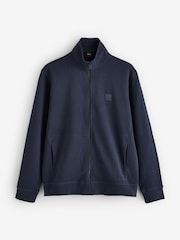 Bleu - BOSS Regular Fit Box Logo Sweatshirt - Image 6 de 6