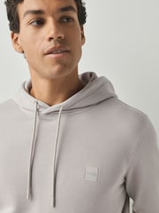 BOSS Natural Regular Fit  Logo Hoodie - Image 3 of 4
