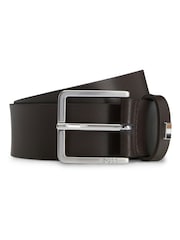 BOSS Brown Ther Logo Detail Belt - Image 1 of 2