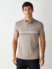 BOSS Green Stripe Detail Tennis Polo Shirt - Image 1 of 5