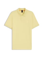 Gelb - BOSS – Passenger – Slim-Fit-Polo-Shirt mit Box-Logo - Bild 4 von 4