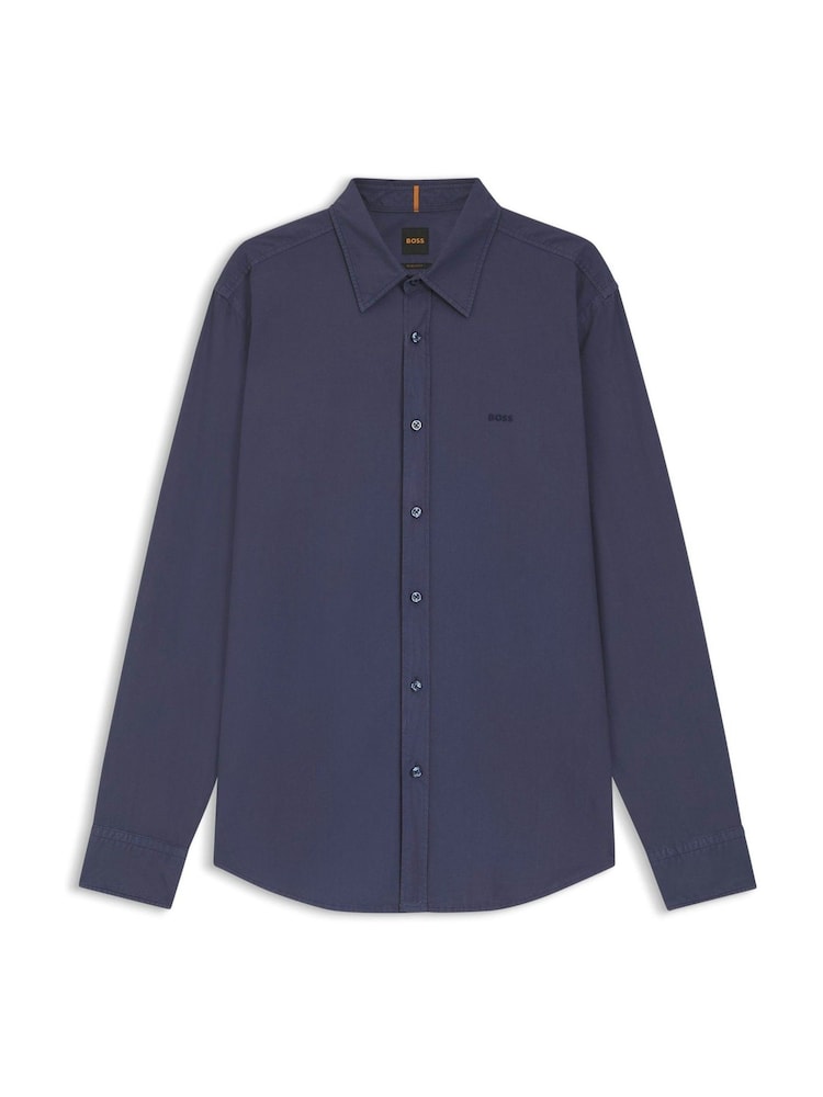 Schieferblau - BOSS Relegant Regular-Fit Shirt - Bild 1 von 1