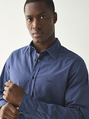 BOSS Slate Blue Relegant Regular-Fit Shirt - Image 3 of 4