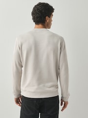 BOSS Natural Westart Crew Neck Logo Sweatshirt - Image 2 of 4