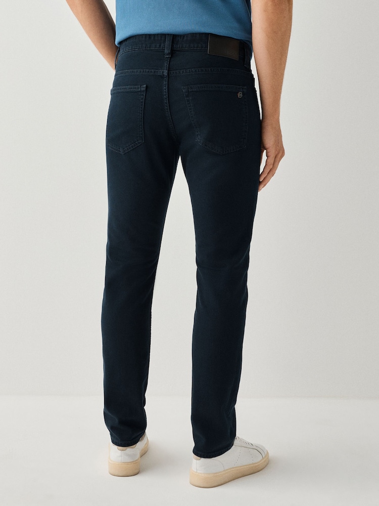 BOSS Blue Slim Fit Delaware Stretch Jeans - Image 2 of 4