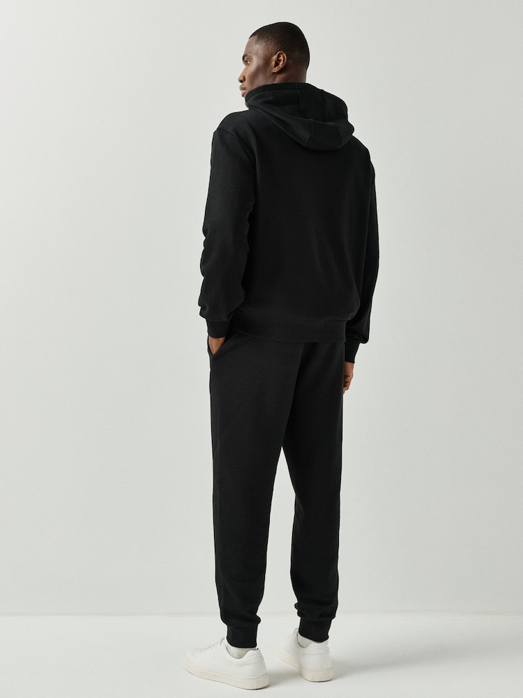 HUGO Black Logo Sweat Tracksuit - Image 2 of 8 HUGO Black Logo Sweat Tracksuit - Image 2 of 8