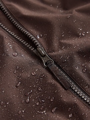 Franja lateral marrón - Traje impermeable con forro polar (3meses -7años) - Imagen 3 de 4