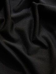 Black Soft Touch Slinky Boat Neck Sleeveless Top - Image 6 of 7