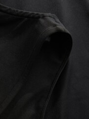 Black Soft Touch Slinky Boat Neck Sleeveless Top - Image 7 of 7