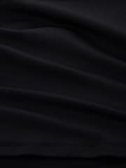 Black Slinky Soft Touch Asymmetric Hardware Short Sleeve Top - Image 7 of 7