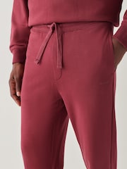 HUGO Burgundy Red Logo Sweat Tracksuit - Image 3 of 7