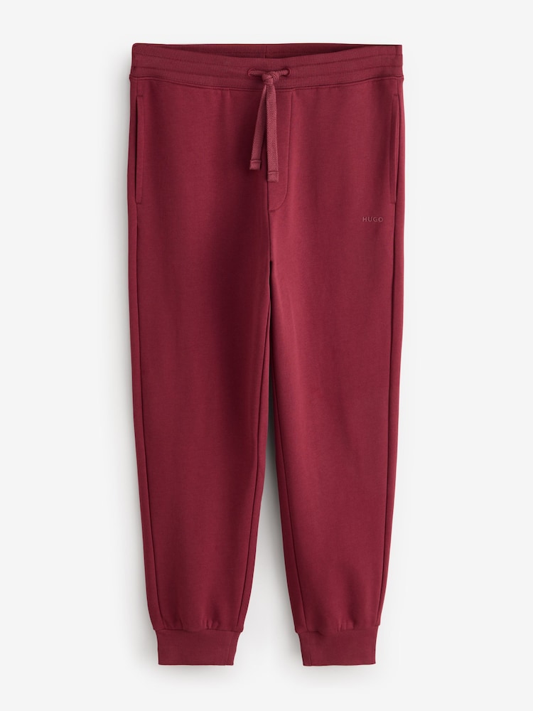 HUGO Burgundy Red Logo Sweat Tracksuit - Image 7 of 7 HUGO Burgundy Red Logo Sweat Tracksuit - Image 7 of 7