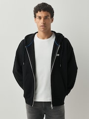 HUGO Logo Zip Hoodie - 7এর মধ্যে 3 ছবি