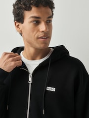HUGO Logo Zip Hoodie - 7এর মধ্যে 4 ছবি
