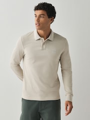 Dabisks tonis - BOSS Passerby Box Logo polo krekls ar garām piedurknēm - Attēls 2 no 5