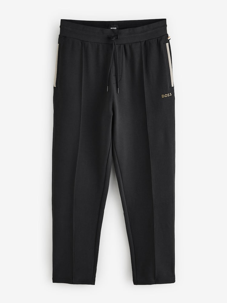 BOSS Black Tapered Logo Joggers - Image 1 of 1 BOSS Black Tapered Logo Joggers - Image 1 of 1